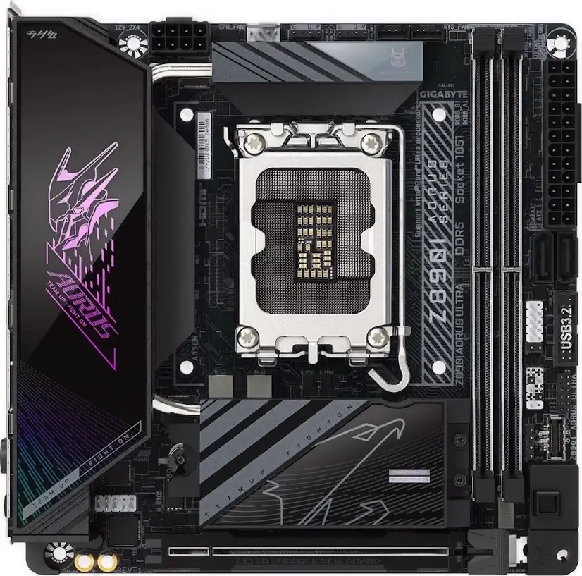 Montaje Placa Base Gigabyte Z890I AORUS ULTRA Gaming PC Alalpardo